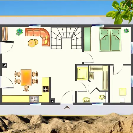 Fischerdorf Seeadler Semesterbostad Zirchow